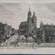 Carte postala, Cracovia. Piața Principală și Biserica Sfintei Fecioare Maria, perioda interbelica