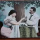 Carte postala, intalnire romantica, perioada interbelica