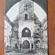 Carte postala, La Guerre de 1914, Haraucourt, Leglise apres le bombardament, inceput de secol XX