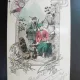 Carte postala, la vanatoare, inceput de secol XX