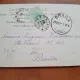 Carte postala, peisaj de iarna cu crengi de brad, 1902