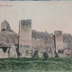 Carte postala, Ungaria, Ruinele castelului Solymos, perioada interbelica