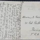 Carte postala, Vicenza, Teotro Olimpica, carte postala trimisa pictorului Aurel Bordenache, 1926