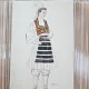 Costum popular albanez, desen