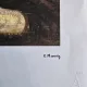 Edvard Munch - Anxiety (litografie originala)