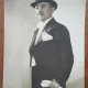 Fotografie, barbat in tinuta de gala, perioada interbelica
