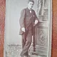 Fotografie pe carton, barbat, cca 1900