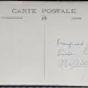 Fotografie tip Carte postala, Barbat pe banca in parc, perioada interbelica