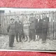 Fotografie tip carte postala, Familie in prima zi de Paste, 1928 Bolintin Vale