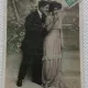 Fotografie tip Carte postala, Tineri indragostiti, perioada interbelica