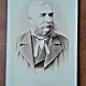 Fotografie tip CDV, barbat inceput de secol XX