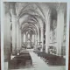 Fotografie pe carton, interior de Catedrala Catolica, perioada interbelica