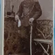 Fotografie tip CDV, Subofiter de artilerie din armata belgiana, sfarsit de secol XIX