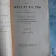 LES AUTEURS LATINS (CARTE IN LIMBA FRANCEZA)
