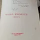 Mihail Eminescu - Vjersha, cu dedicatia ingrijitorului editiei