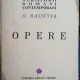 Opere - G. Bacovia (carte numerotata)