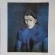 Pablo Picasso - Femme dan un chale (Femeie cu sal), litografie originala