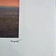 Rene Magritte - Red sky (litografie originala)