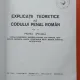 Vintila Dongoroz - Explicatii teoretice ale codului penal roman. Partea speciala Vol 4