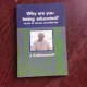 WHY ARE YOU BEING EDUCATED? - J. KRISHNAMURTI  (CARTE IN LIMBA ENGLEZA)